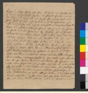 Brief von Brentano, Johanna Antonia Josepha an Goethe, Johann Wolfgang von
