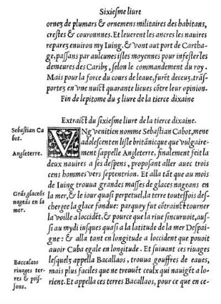 Extraict du sixiesme liure de la tierce dixaine.