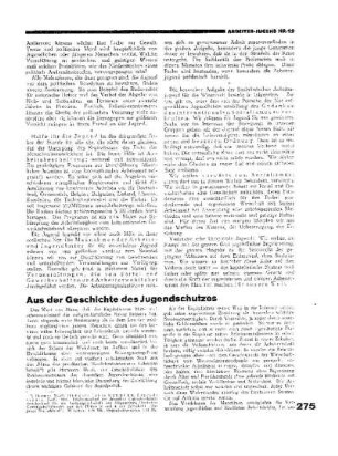 Aus der Geschichte des Jugendschutzes