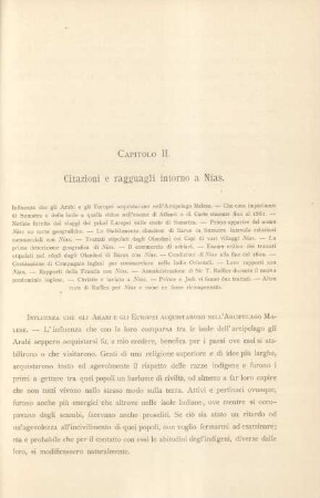 Capitolo II. Citazioni e ragguagli intorno a Nías