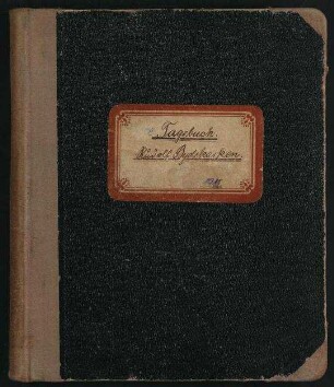 Tagebuch des Marine-Ingenieur-Anwärters Rudolf Bydekarken vom 3. August bis 2. September 1917 - Tagebuch Nr. 2, Fortsetzung des Tagebuchs Nr. 1 vom 7. Januar 1915 bis zum 2. August 1915