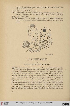 16: "La Frivole"