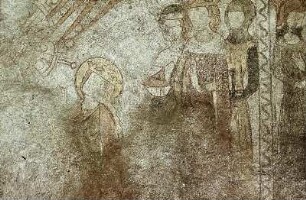 Zwei Szenen aus dem Leben der Heiligen Katharina von Alexandrien