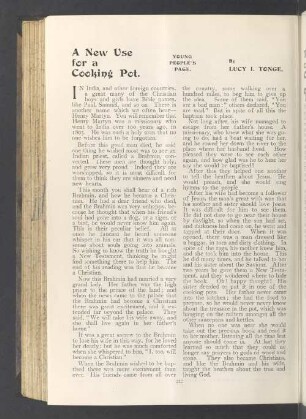 A new use for a cooking pot