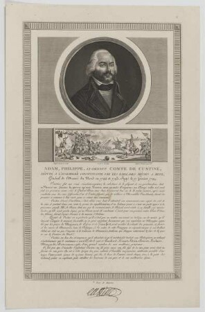 Bildnis des Adam Philippe de Custine