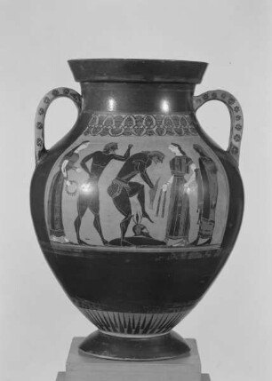 Herakles und der Nemeische Löwe & Rüstszene