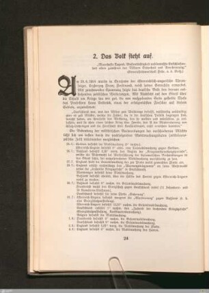 2. Das Volk steht auf