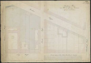 Situations-Plan eines Theils der Residenz Karlsruhe