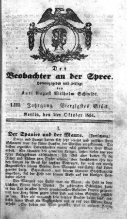 40. Stück, 2. Oktober 1854