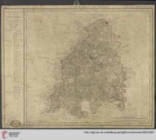 Département du Mont Tonnerre, divisé en 4 arrondissemens et en 38 cantons