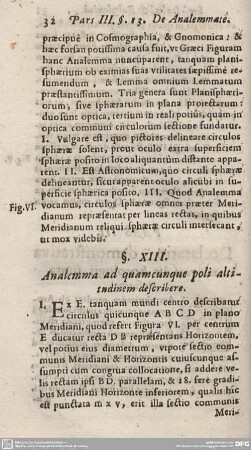 §. XIII. Analemma ad quamcunque poli altitudinem describere.