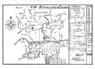 Bethlehem Lands, 1761