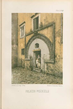 Tav. XXVII. Palazzo Piscicelli