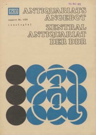 Nr. 1239: Zoologie