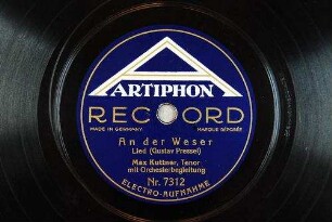 An der Weser : Lied / (Gustav Pressel)
