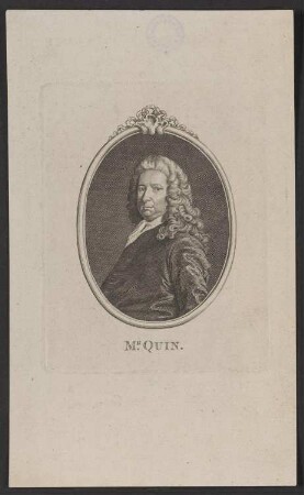 Porträt James Quin (1693-1766)