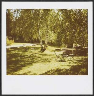 Garten der Villa Berghoferin in Redagno