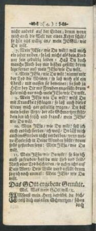 Das GOtt-ergebene Gemüte