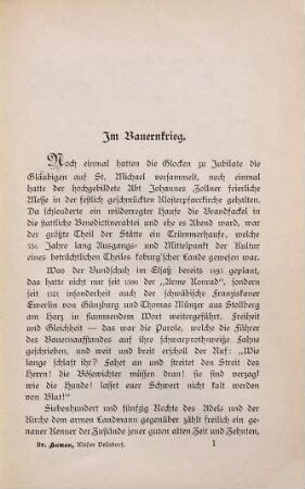 Chronik von Kloster Veilsdorf : eine Quellenstudie