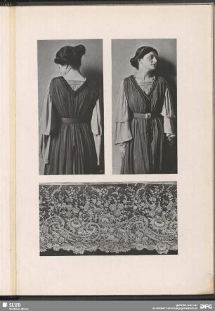 Festkleid, Rückansicht