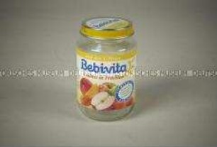 Bebivita "Reisbrei in Früchten", Schraubglas, ohne Inhalt