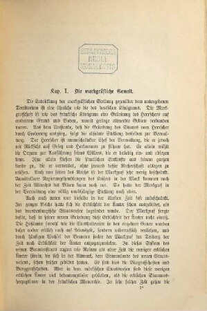 Geschichte des preußischen Verwaltungsrechts, 1