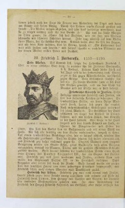 22. Friedrich I. Barbarossa. 1152 - 1190