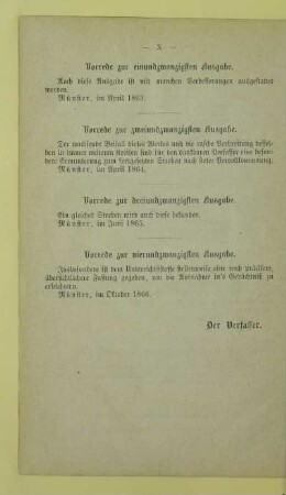 Vorrede zur zweiundzwanzigsten Ausgabe