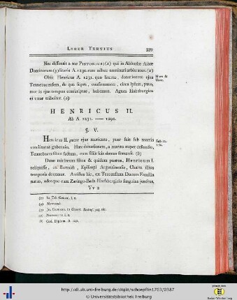 Cap. II. Henricus III.