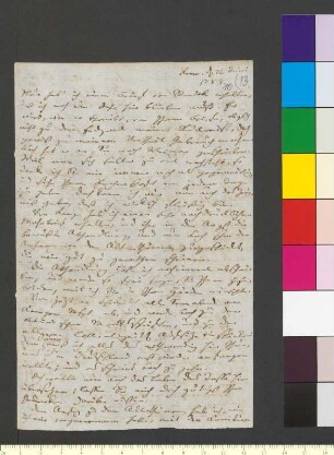 Brief von Moritz, Karl Philipp an Goethe, Johann Wolfgang von