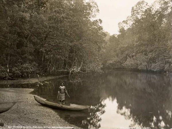 "Der Bulalaha-Fluss nahe der Mündung"