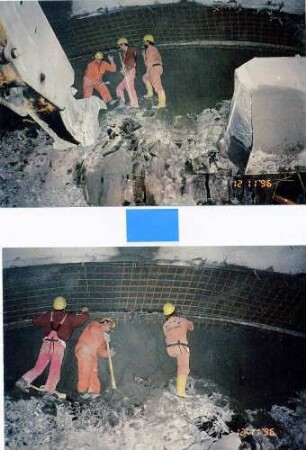 Engelbergbasistunnel im Bau.