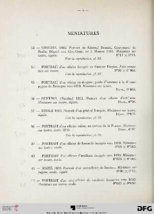 Miniatures (Nr. 33-42)