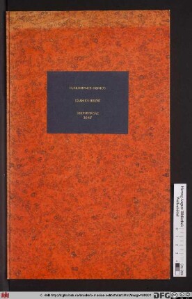 Examen breve ac modestum Cantilenae sex Chorum A Paulo Syfertio Editae Gedani Anni M.DC.XLVI. Mense Februario