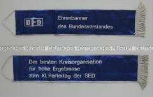 Fahnenschleife des Demokratischen Frauenbundes Deutschlands