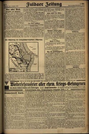 Zweite Ausgabe vom Mittwoch, den 08. Januar 1930.
