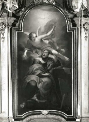Josephs Traum : Josephs Traum. Öl auf Leinwand (1750; A. R. Mengs). Dresden: Kathedrale, Seitenaltar