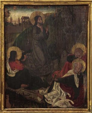 Schnitzaltar — Linker Flügel & Szenen aus der Passion — Agonie Christi