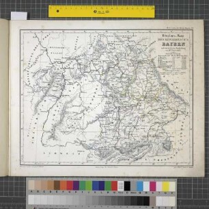 Uebersichts-Karte Des Königreich's Bayern : nach der neuesten Eintheilung vom 29ten Novbr. 1837
