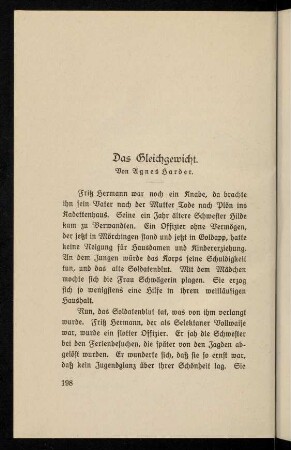 198-206, Das Gleichgewicht