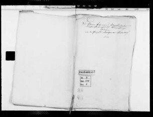 Geplante Vermählung des Erbprinzen Ludwig mit Prinzessin Dorothea v. Württemberg