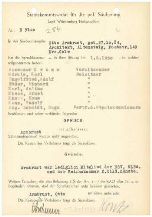 Armbrust, Otto