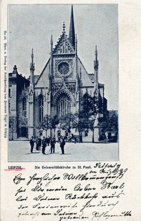 Leipzig: die Universitätskirche zu St. Pauli