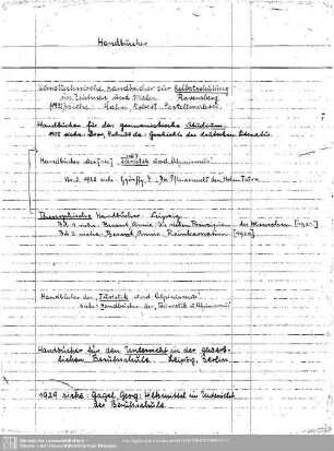 Handbücher Selbstschulung