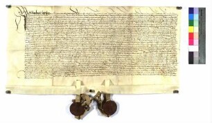 Revers Ambros Stefan wegen seiner Belehnung mit den Gütern zu Köngen durch die Pfleger der Vier Orden zu Esslingen