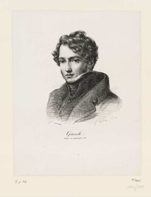 Géricault, aus: "Faksimiles nach den Skizzen und unveröffentlichten Kompositionen von Gericault"