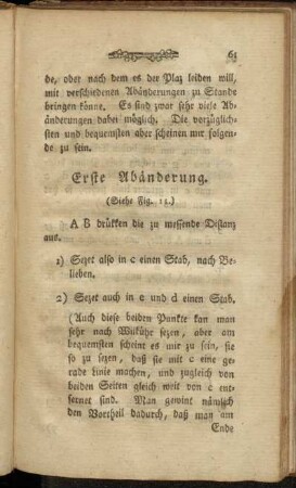 Erste Abänderung. - Dritte Abänderung.