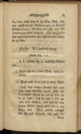 Erste Abänderung. - Dritte Abänderung.