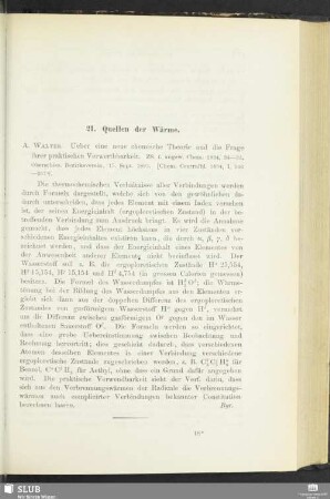 21. Quellen der Wärme