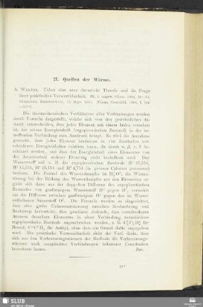 21. Quellen der Wärme